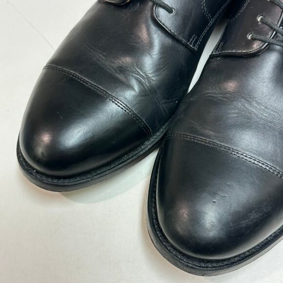 VERY GOOD Grant Stone x J. Crew Ludlow Derby Black Leather 9.5 main image 11